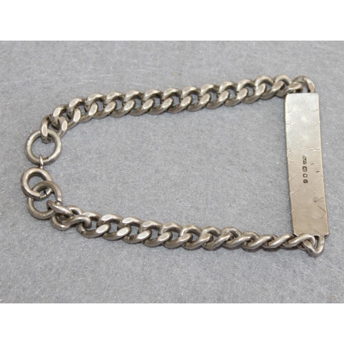 567 - Silver Hallmarked Identity Bracelet
All Proceeds Go To Charity
Weight-23.49g