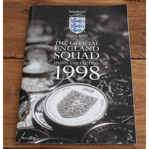 33 - 1998 The Official England Squad Medal Collection
All Proceeds Go To Charity