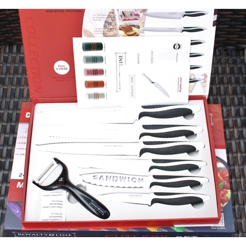 769 - Two Boxed Sets One Royal Line Cutlery Set & One Royal Line 6 PCS Knife Set
All Proceeds Go To Charit... 