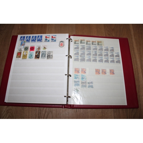 694 - Large Stamp Album Containing USA & Canadian Stamps