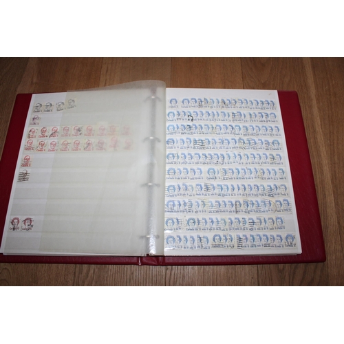 694 - Large Stamp Album Containing USA & Canadian Stamps