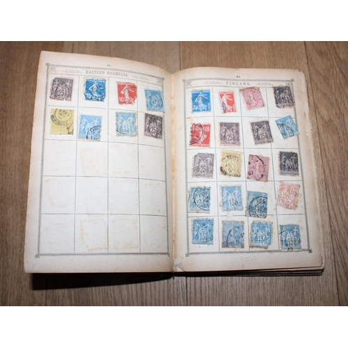 697 - Lincoln Stamp Album Containing Worldwide Stamps