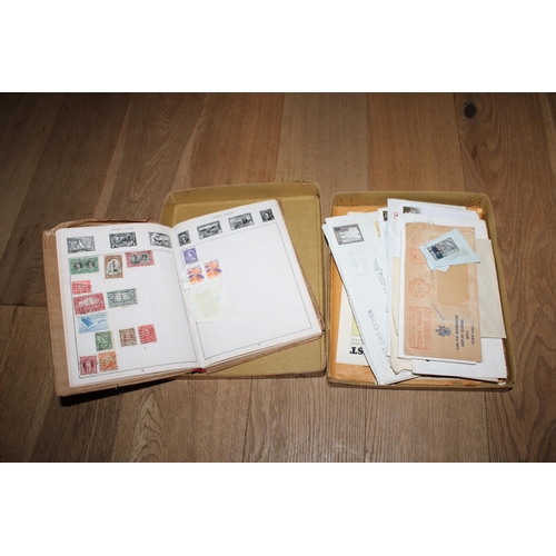 698 - Stamp Album & First Day Cover Stamps