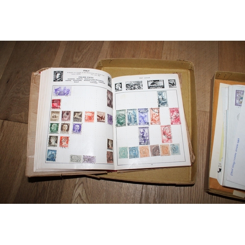 698 - Stamp Album & First Day Cover Stamps