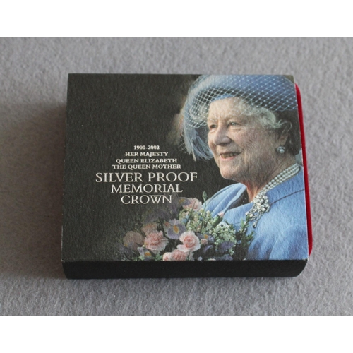 188 - 2002 Queen Mother Silver Proof Coin in Box