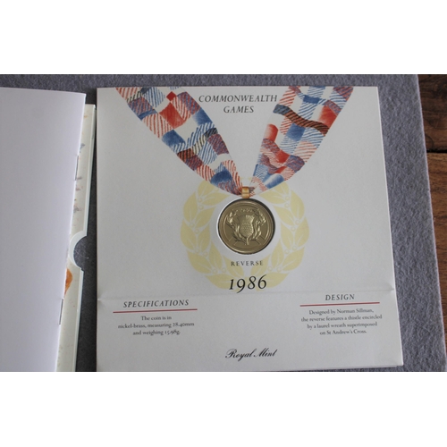 208 - 1986 Commonwealth Games £2 Coin Pack