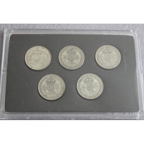 209 - 1942 to 1946 Silver Florin Coin Set