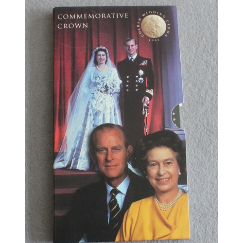 213 - 1997 Golden Wedding £5 Crown Pack