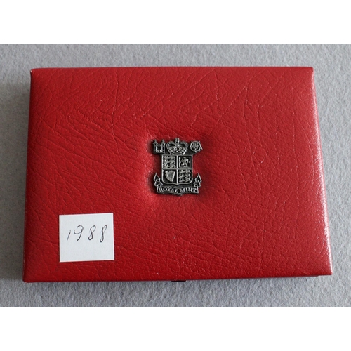 217 - 1988 Royal Mint Coin Set in Case