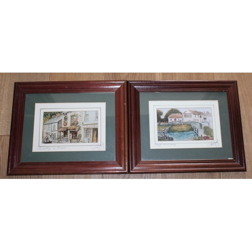 149 - Pair Of Irish Themed Water Colour Paintings 
By Philip Grady
Frame Size- 11 x 9 Inch