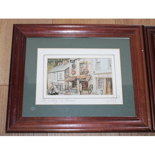 149 - Pair Of Irish Themed Water Colour Paintings 
By Philip Grady
Frame Size- 11 x 9 Inch