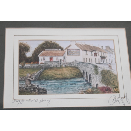 149 - Pair Of Irish Themed Water Colour Paintings 
By Philip Grady
Frame Size- 11 x 9 Inch