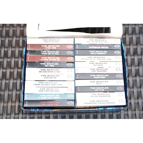 714 - Complete Collection The Beatles Singles On Cassettes (22 In Total)