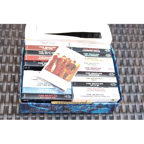 714 - Complete Collection The Beatles Singles On Cassettes (22 In Total)