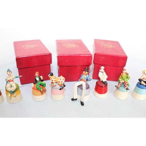 36 - 12 Collectable Themed Thimbles