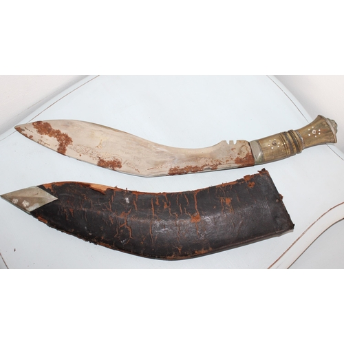 136 - Gurkha Knife in Sheaf