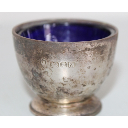 581 - Hallmarked Silver Salt Table Container
Height-4cm