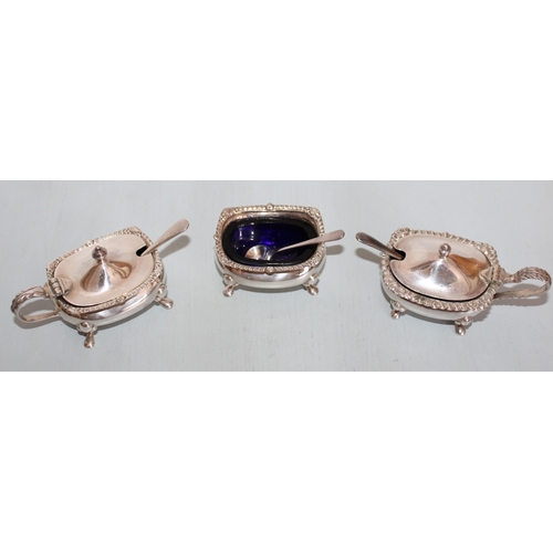 583 - Silver Plated Cruet Set