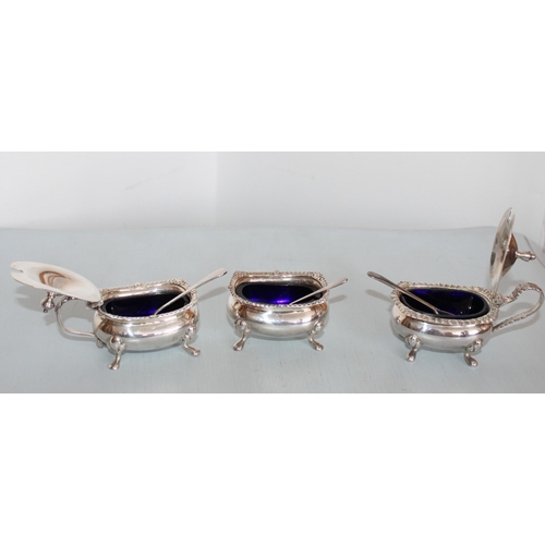 583 - Silver Plated Cruet Set