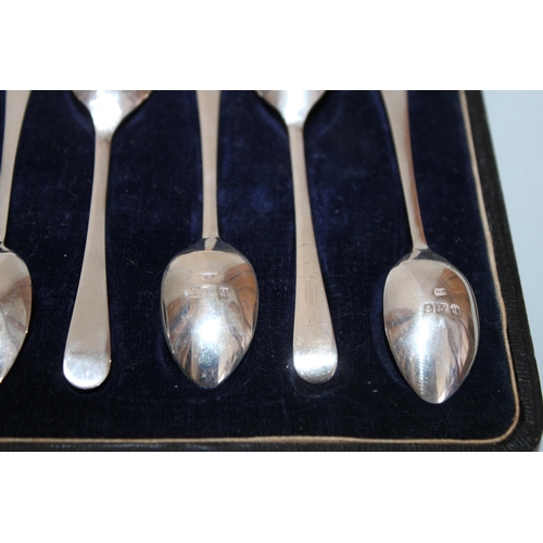 591 - Boxed Set Of Six Silver Hallmarked Spoons