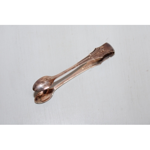 595 - Silver Hallmarked Sugar Tongs