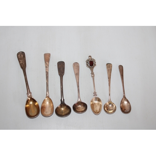 603 - Seven x Silver Hallmarked Spoons