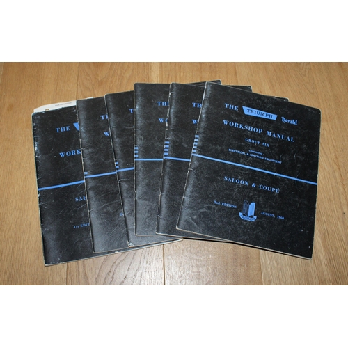 114 - The Triumph Herald Workshop Manuals - 2nd Edition Groups 1 to 6 dated August 1960