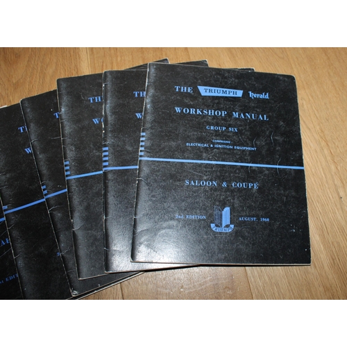 114 - The Triumph Herald Workshop Manuals - 2nd Edition Groups 1 to 6 dated August 1960