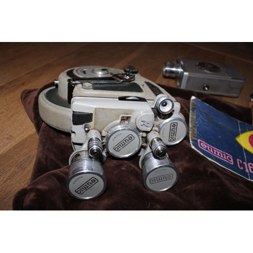 99 - Quantity Of Four Cameras Including Eumig C16, Bell & Howell 16mm, Bell & Howell Model 252 and Cine K... 
