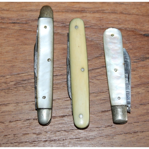 63 - Three Collectable Pocket Knifes