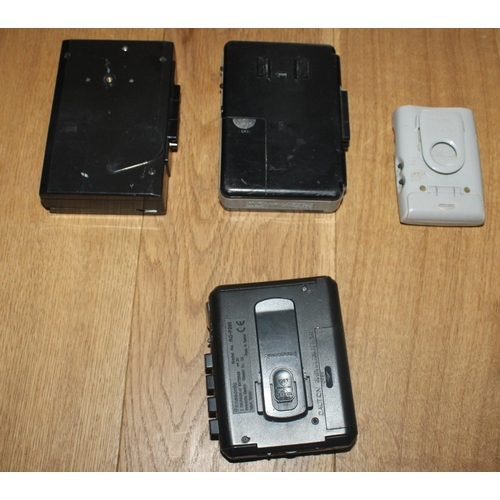 715 - The Vintage SONY Walkman Hand Held Devices plus a Panasonic similar device. All Untested