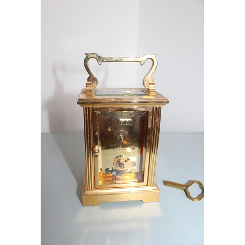 4 - Mappin & Webb Carriage Clock Made In England 7 Jewels With Key
Height-15cm
All Proceeds Go To Charit... 