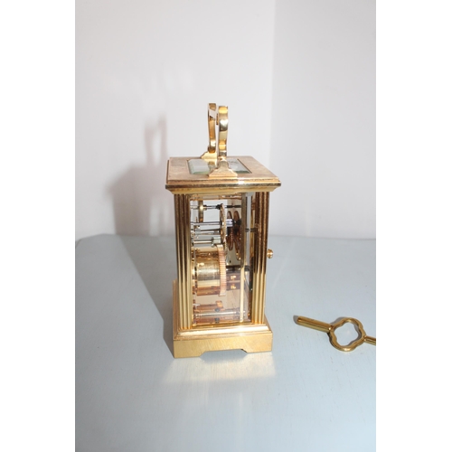 4 - Mappin & Webb Carriage Clock Made In England 7 Jewels With Key
Height-15cm
All Proceeds Go To Charit... 