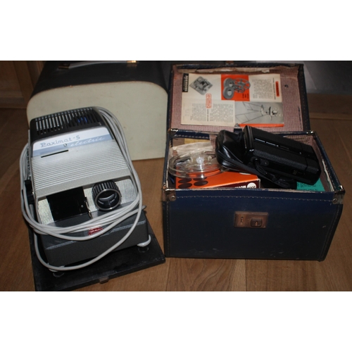 103 - Chinon Pocket Camera and Braun Projector in Cases
