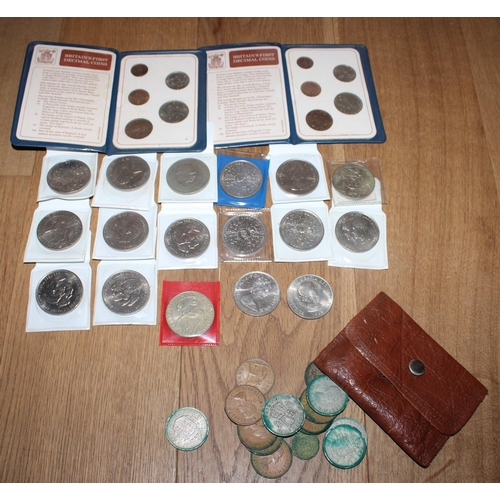 440 - Collection of Commemorative and Old Currency Coins.