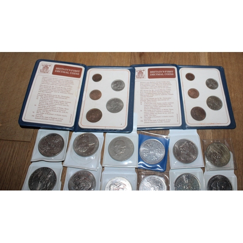 440 - Collection of Commemorative and Old Currency Coins.