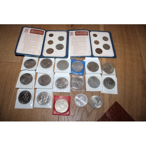 440 - Collection of Commemorative and Old Currency Coins.