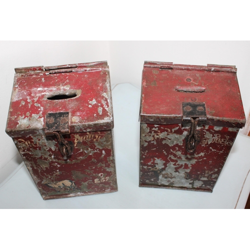 770 - Pair of Indian Metal Collection Boxes

Both Measure 17cm x 11cm