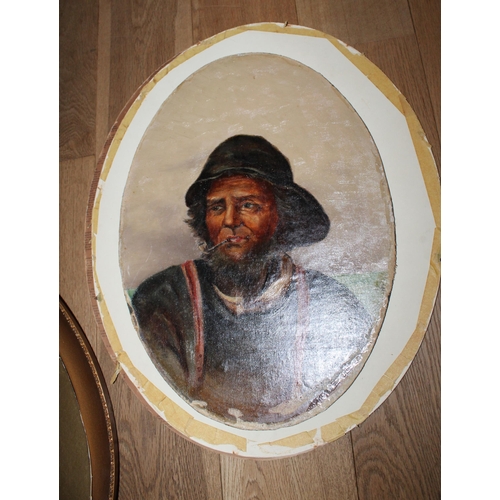 151 - Oval Oil Painting of Fisherman.

Damage To Frame

Height-58cm
Width-48cm
Collection Only