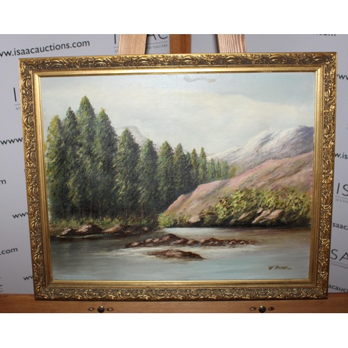 152 - Framed Oil On Canvas by W Howell
Width-57cm
Height-46.5cm
Collection Only