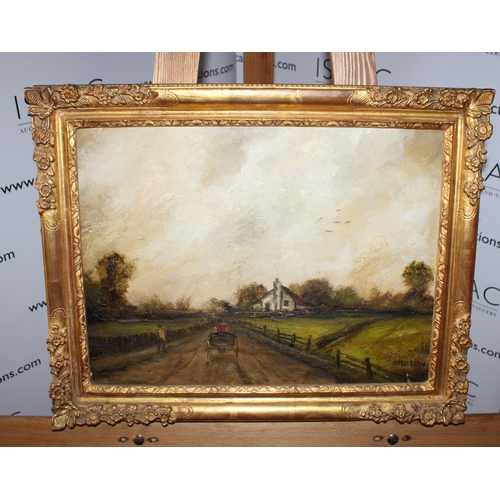 155 - Framed Oil On Canvas Painting - SHELTON
Height-39.5cm
Width-51cm
Collection Only