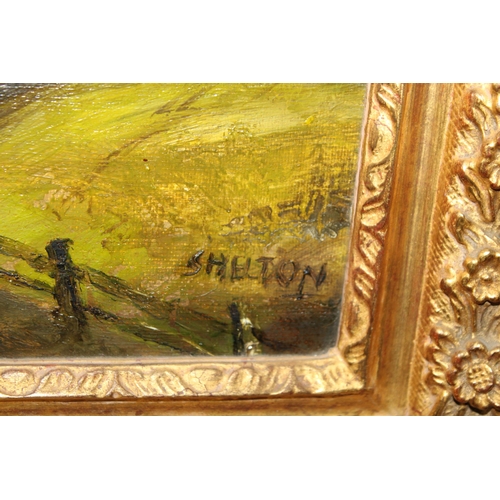 155 - Framed Oil On Canvas Painting - SHELTON
Height-39.5cm
Width-51cm
Collection Only