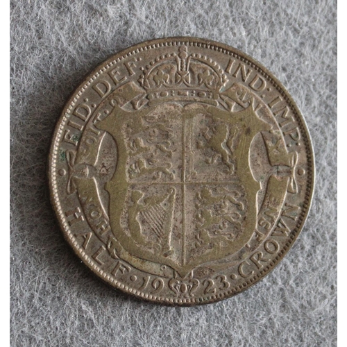 329 - 1923 Half Crown Coin