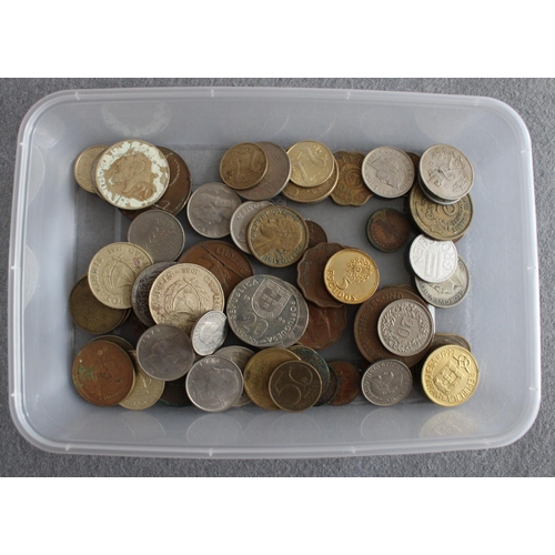 444 - Quantity Of Mixed Worldwide Currency Coins