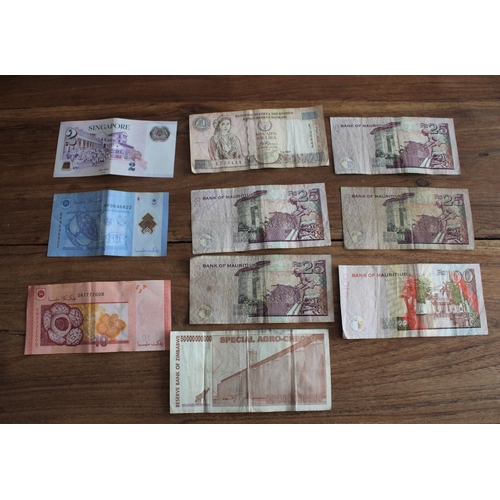 445 - Ten Worldwide Currency Notes