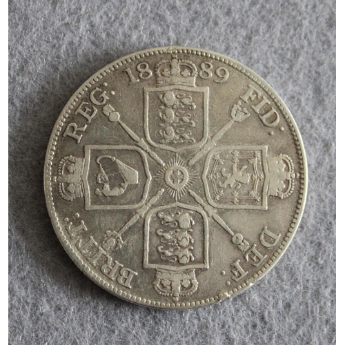 247 - 1889 Queen Victoria Double Florin