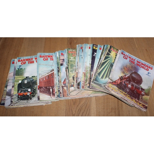 772 - Railway Wonders Of The World Magazines Issues 1 To 50