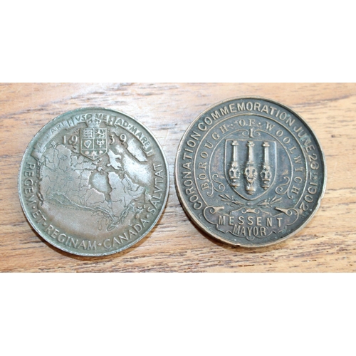 346 - 1902 Coronation Coin & 1939 Canadian Commemorative Coin