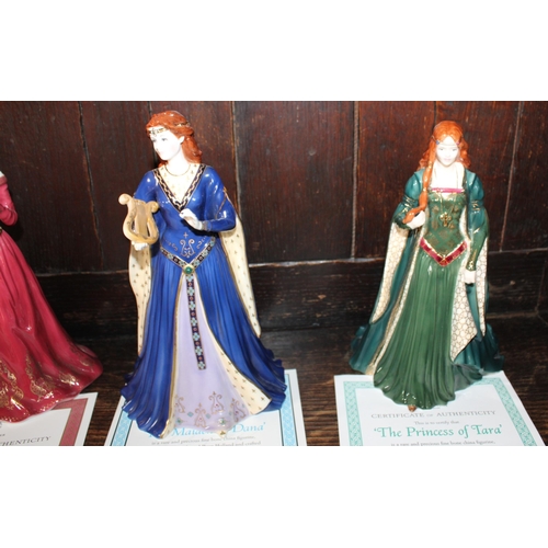 81 - Collection of Four Royal Worcester Fine Bone China Limited Edition Figurines - All come boxed with C... 