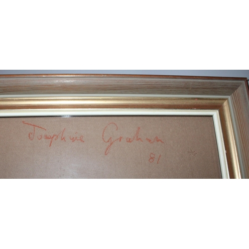 158 - Josephine Graham Pastel Frame - Measures 109cm x 87cm. Glass fronted frame.

Josephine Graham was a ... 